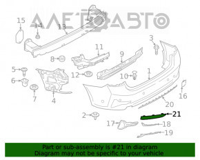 Reflector spate dreapta BMW 3 G20 19-22