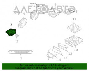 Динамик в торпеде BMW 3 G20 19- HiFi