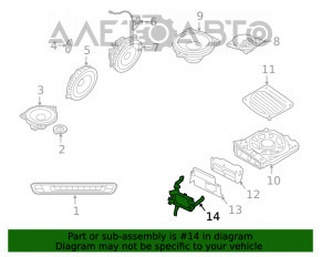 Suport pentru amplificator audio BMW X3 G01 18-21