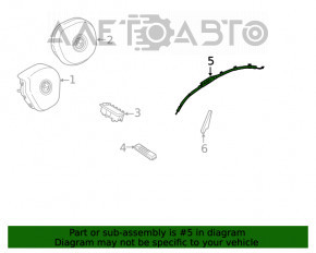 Airbag airbag cortină lateral stânga BMW 3 G20 19-