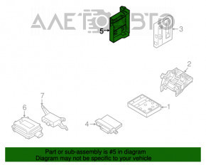 Кронштейн блока BCM Audi Q5 8R 09-17