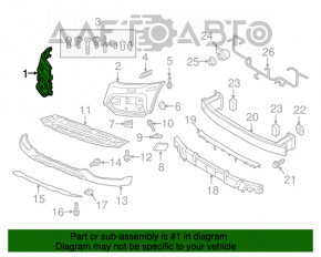 Bara fata dreapta goala Audi Q3 8U 16-18