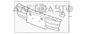 Decorație grilă radiator Audi Q3 8U 16-17 neagră, pentru bara de protecție solidă