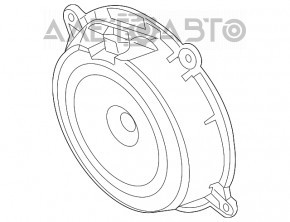 Difuzor ușă față stânga Mazda 3 14-18 BM