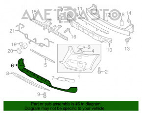 Buza de bara fata Audi Q3 8U 15 noua, neoriginala