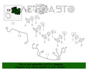 Кронштейн радара круиз Control Module VW Passat b8 16-19 USA