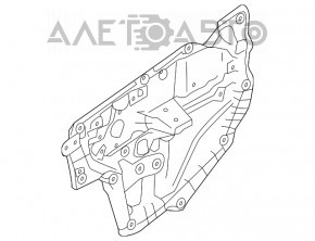 Panou de ridicare geam fata stanga Mazda 3 14-18 BM