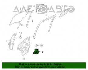 Motor ridicare geam spate stanga Mazda 3 14-18 BM