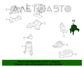 Suport motor spate Lexus RX450h 16-22