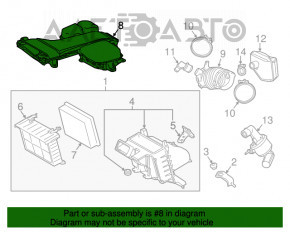 Воздухоприемник Lexus RX450h 16-22