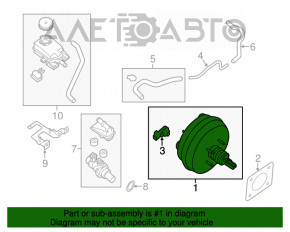 Amplificator de vid Nissan Murano z52 18-