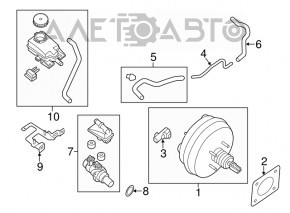 Amplificator de vid Nissan Murano z52 18-