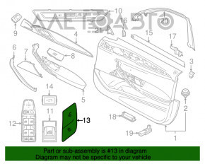 Buton inchidere centralizata portiera dreapta fata BMW 5 G30 17-23