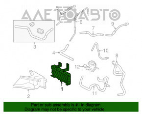 Răcitor ulei transmisie automată Lexus RX450h 16-19