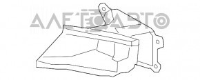 Deflector radiator transmisie Lexus RX350 RX450h 16-22