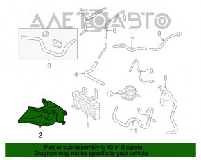 Deflector radiator transmisie Lexus RX350 RX450h 16-22