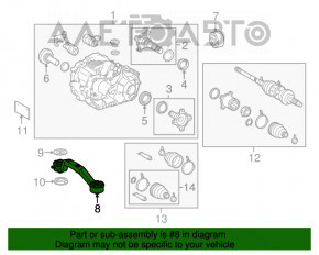 Suport diferenţial spate pentru cutia de viteze Lexus RX450h 16-22 AWD