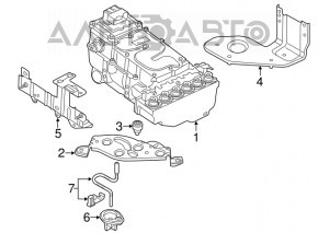 Suport invertor Audi Q5 8R 13-16 hibrid