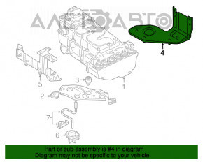 Suport inferior invertor Audi Q5 8R 13-16 hibrid