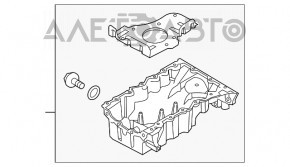 Поддон двигателя Ford Explorer 13-19 3.5 тип 2