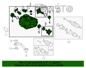 Diferenţial spate Lexus RX450h 16-22