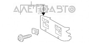 Platformă pentru bara față număr Lexus RX350 RX450h 16-22