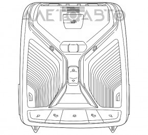 Lampa fata pentru BMW 5 G30 17-23 neagra, sub trapa