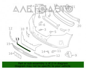 Bara de protectie frontala centrala Nissan Murano z52 19-