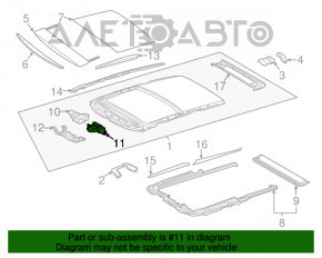 Motor panoramă stânga Lexus RX350 RX450h 16-22