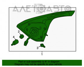 Capac interior portbagaj dreapta Nissan Murano z52 19-