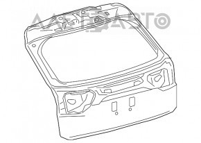 Usa portbagaj goala cu sticla Lexus RX350 RX450h 16-22