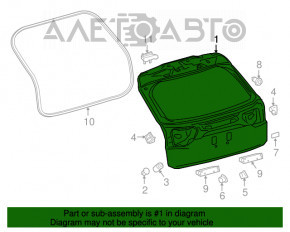 Usa portbagaj goala cu sticla Lexus RX350 RX450h 16-22