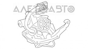 Încuietoare portbagaj Lexus RX350 RX450h 16-22