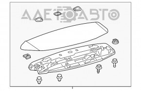 Spoiler hayon Lexus RX350 RX450h 16-22