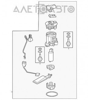 Pompă de combustibil pompă de combustibil Lexus RX450h 16-19