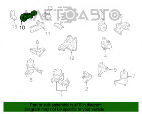 Suport motor dreapta sus Toyota Sienna 17-20 3.5 FWD