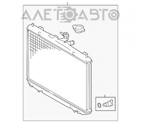 Radiator de racire cu apa Toyota Sienna 17-20 3.5