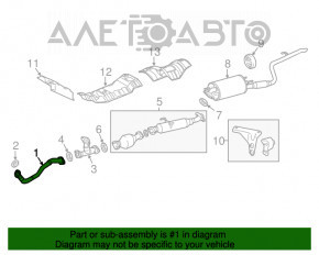 Downpipe Toyota Sienna 17-20 3.5 AWD