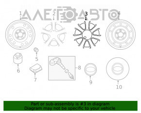 Disc roata R17 Hyundai Elantra UD 11-16 bordura