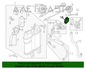 Suport pompa de aer VW Passat b7 12-15 USA 1.8T a doua parte