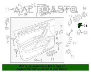 Butoane blocare portiera stanga fata VW Tiguan 18-