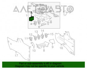 Controlul ventilației și încălzirea scaunelor Toyota Highlander 14-19