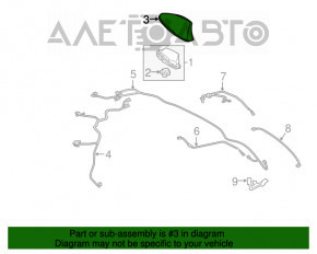 Корпус антенны плавник Lexus RX350 RX450h 16-19