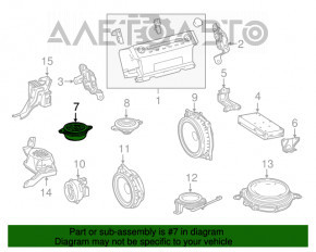 Difuzor torpilă dreapta Lexus RX350 RX450h 16-22