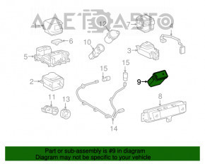 Hub USB, AUX Lexus RX350 RX450h 16-19