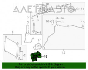 Suport compresor aer conditionat Lexus RX450h 16-22