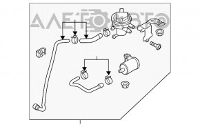 Ansamblu pompa amortizor Audi Q5 8R 13-16 hibrid cu filtru